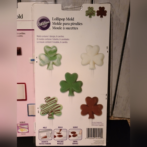 Lollipop form molds for Chocolate, NWT bundle set of 5 - Picture 2 of 12